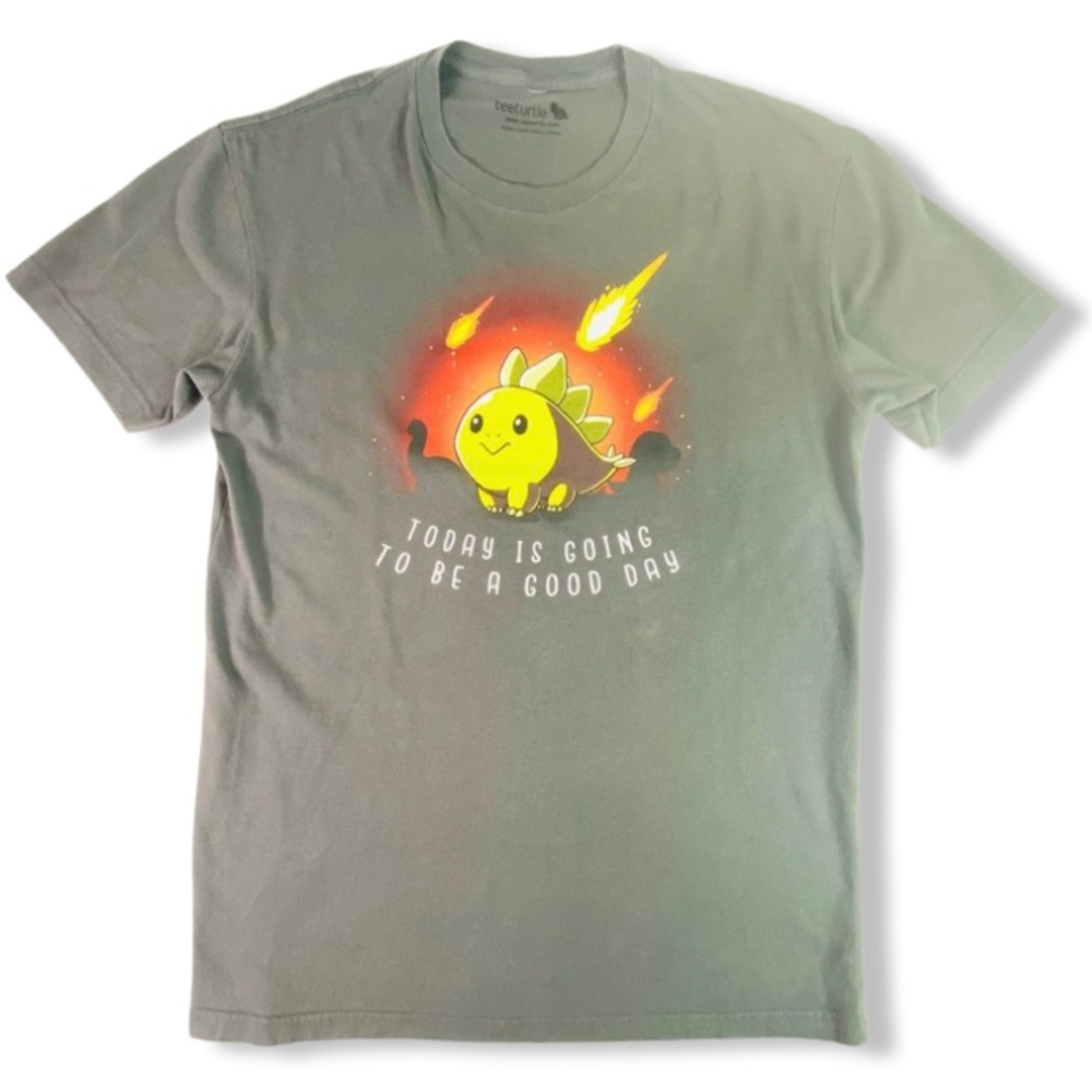 dinosaur or hedgehog t-shirt, outer space, inspirational quote, graphic tee